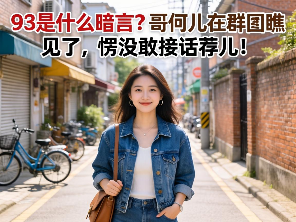 93是什么暗语？哥们儿在群里瞧见了，愣没敢接话茬儿！
