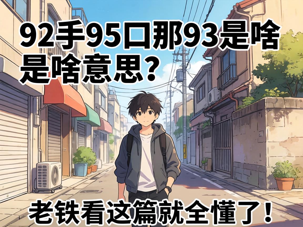92手95口那93是啥是啥意思?老铁看这篇就全懂了!