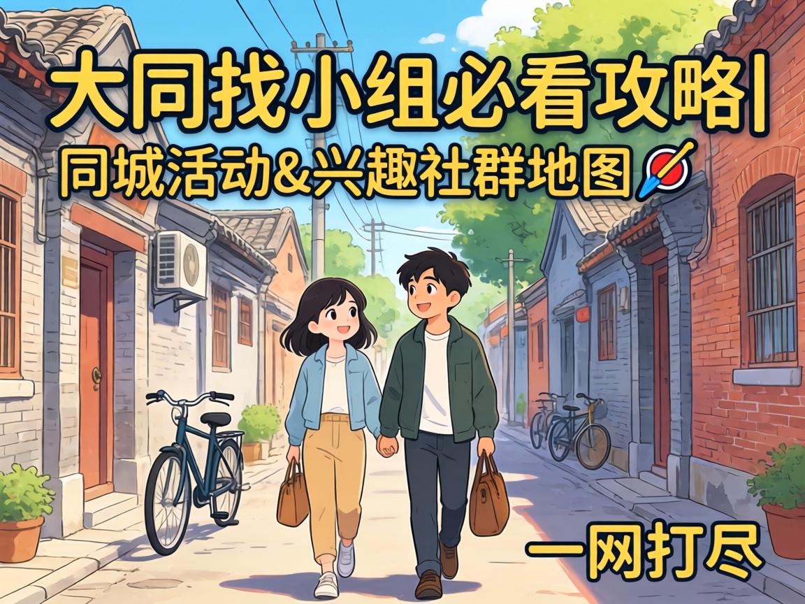 大同找小组必看攻略|同城活动&兴趣社群地图?一网打尽