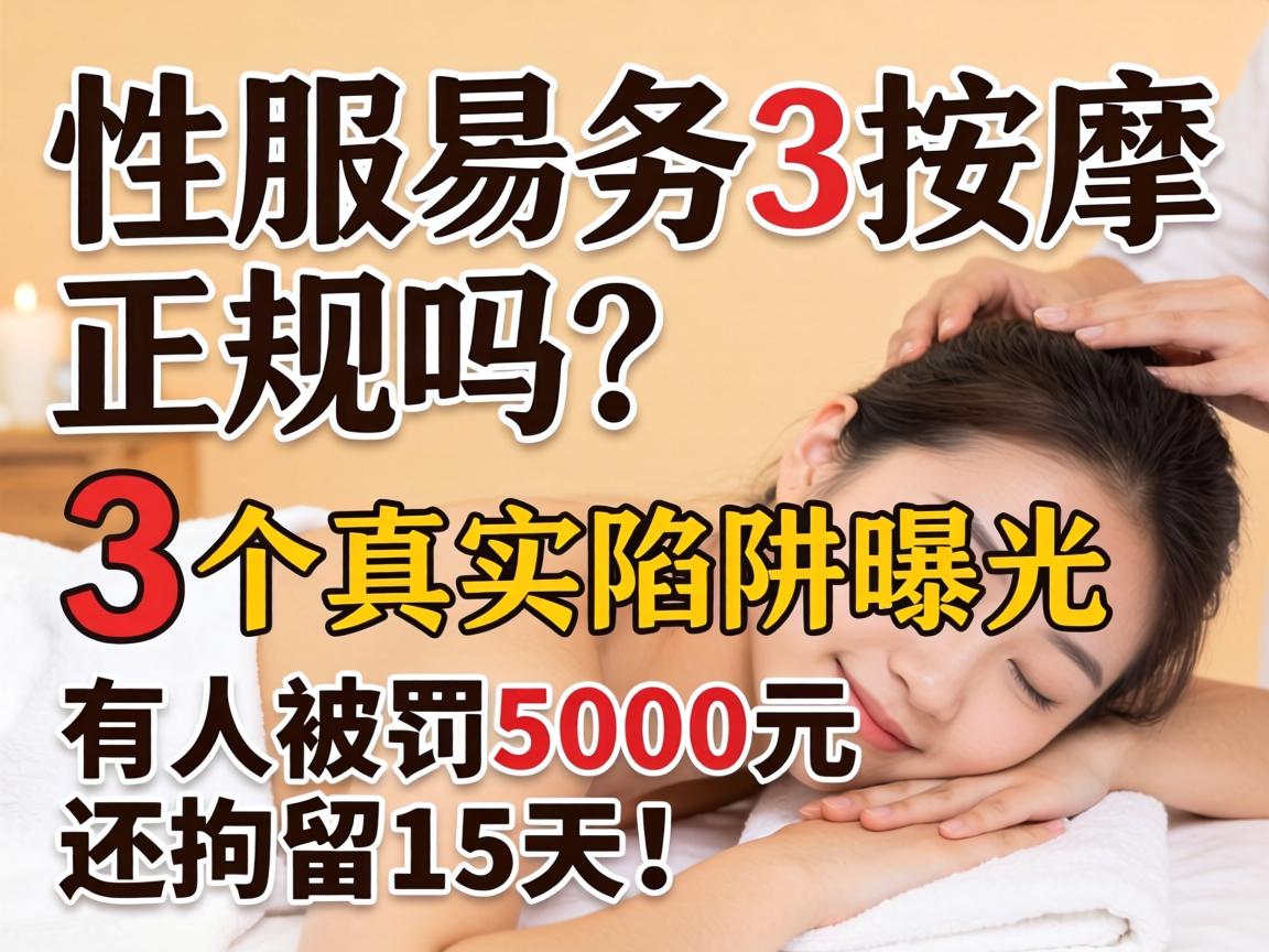 性服务3按摩正规吗？3个真实陷阱曝光，有人被罚5000元还拘留15天！