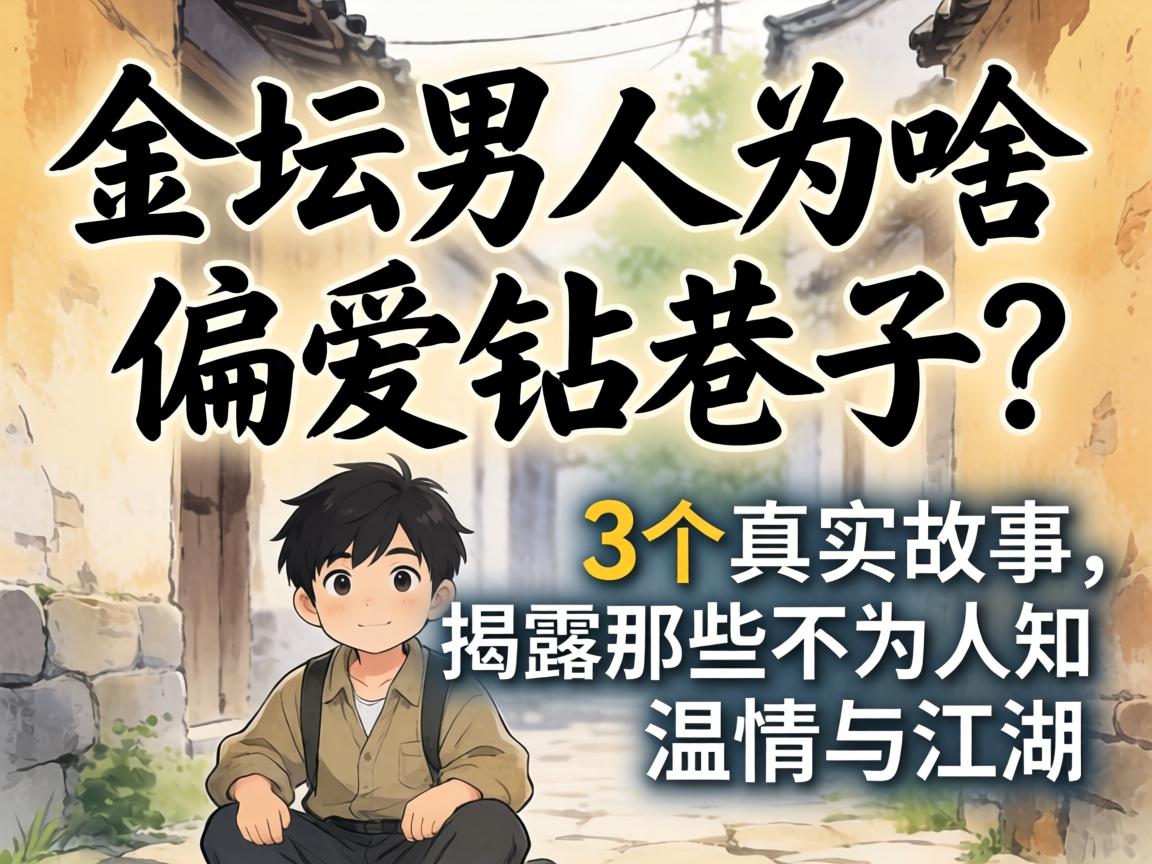 金坛男人为啥偏爱钻巷子？3个真实故事，揭露那些不为人知的温情与江湖