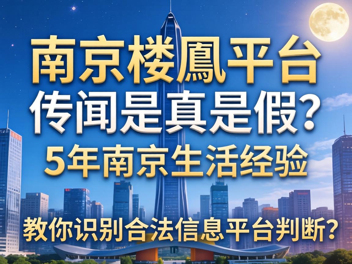南京楼鳯平台传闻是真是假？5年南京生活经验，教你识别合法信息平台