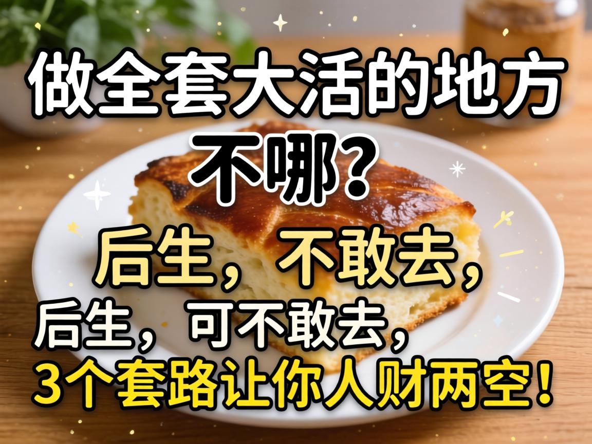 做全套大活的地方在哪？后生，可不敢去，3个套路让你人财两空！
