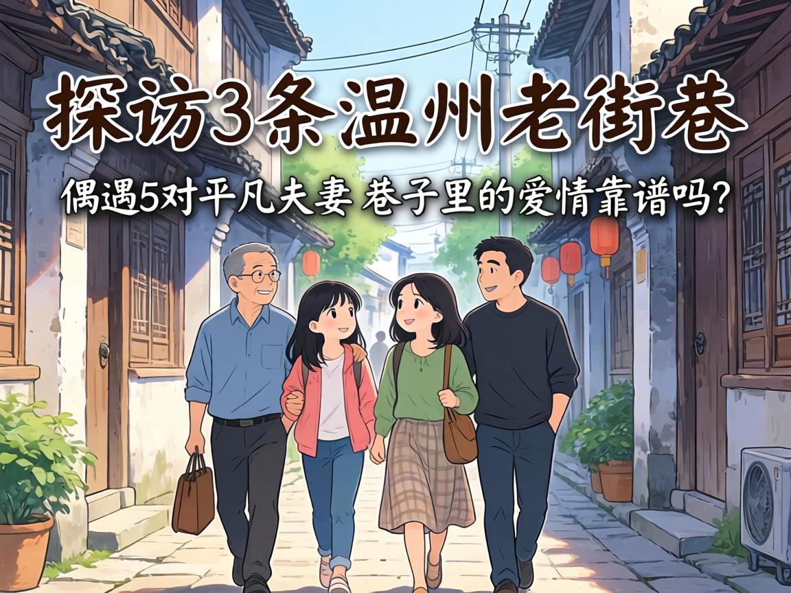 探访3条温州老街巷,偶遇5对平凡夫妻,巷子里的爱情靠谱吗?