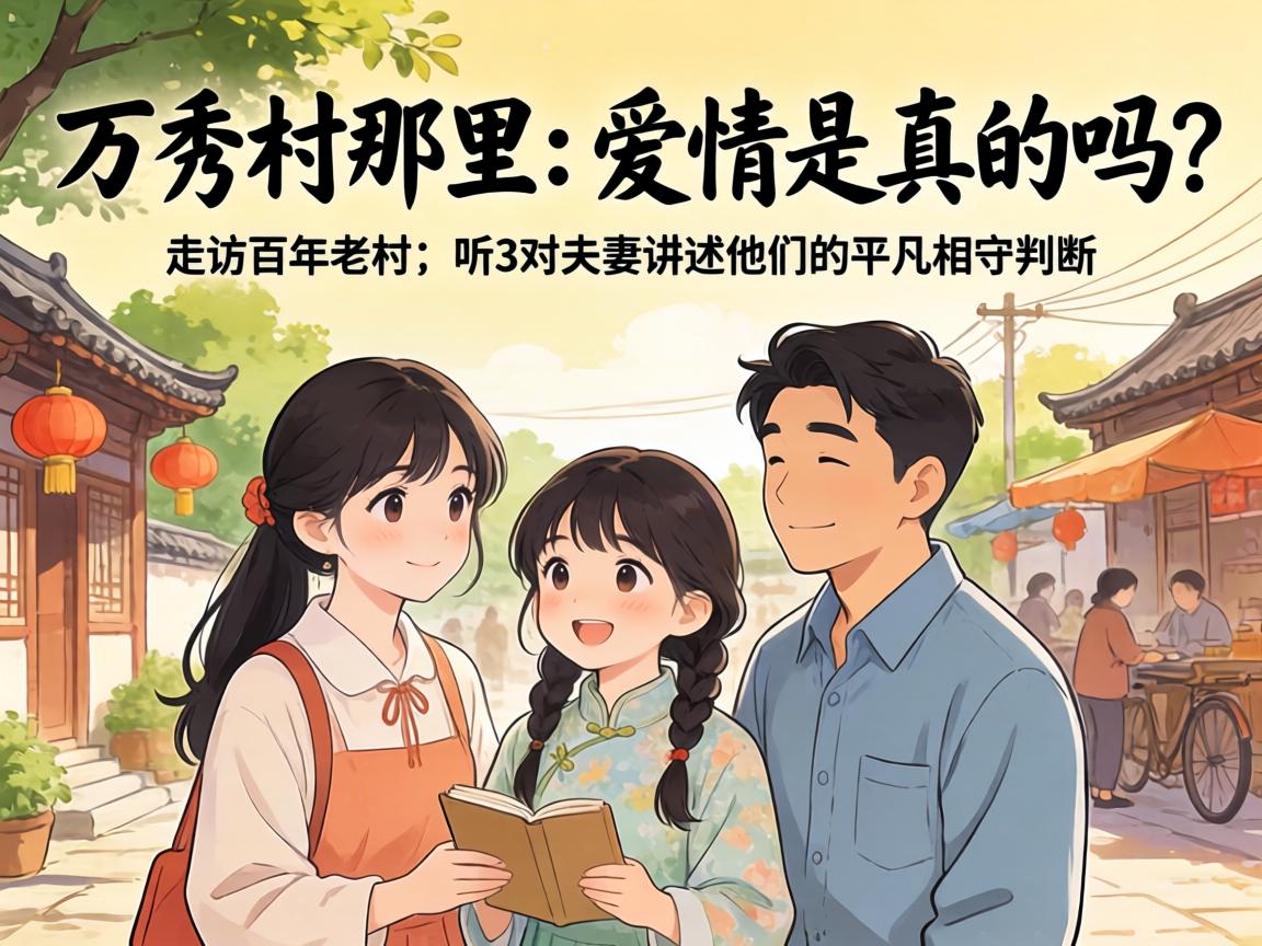 万秀村那里有爱情是真的吗?走访百年老村,听3对夫妻讲述他们的平凡相守