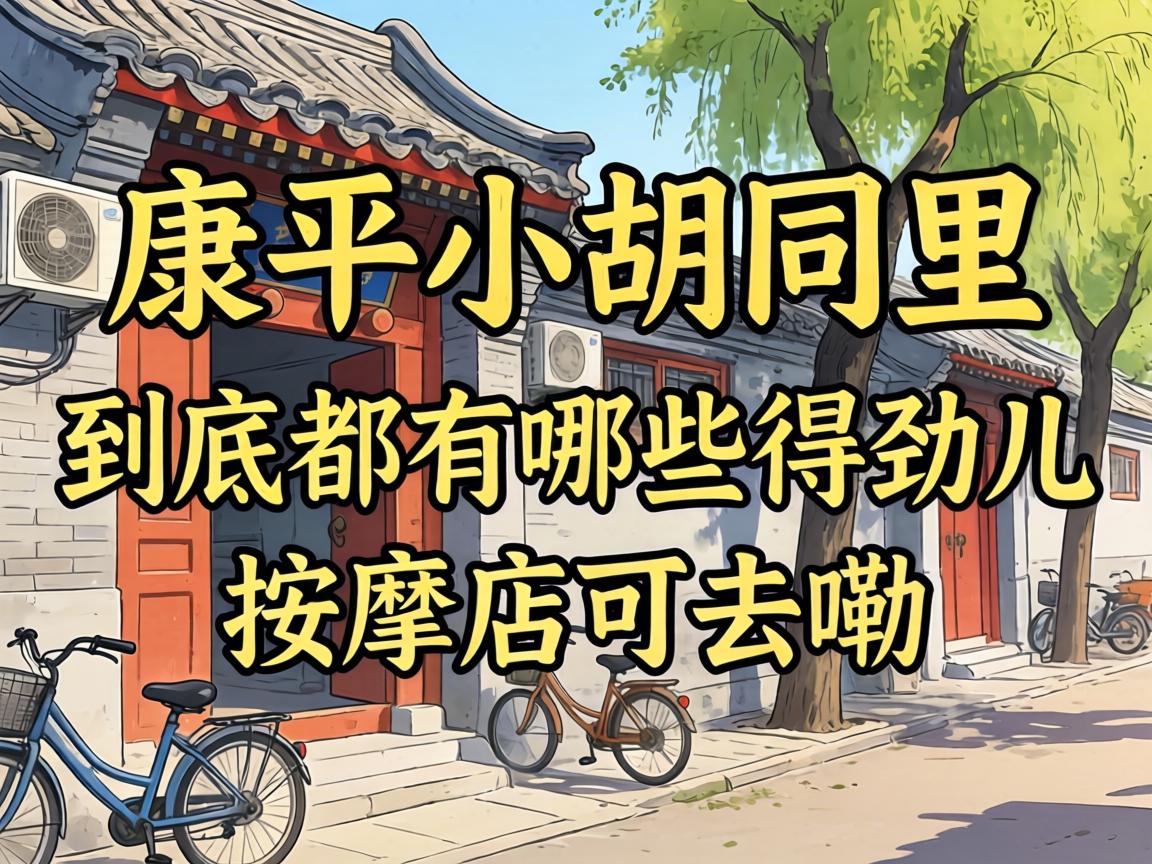 在康平小胡同里,到底都有哪些得劲儿的按摩店可去嘞?