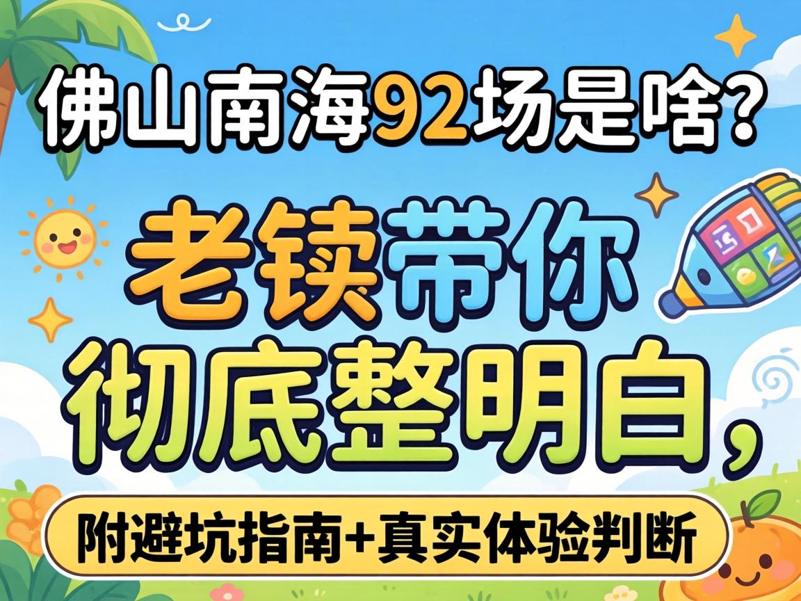 佛山南海92场是啥？老铁带你彻底整明白，附避坑指南 真实体验