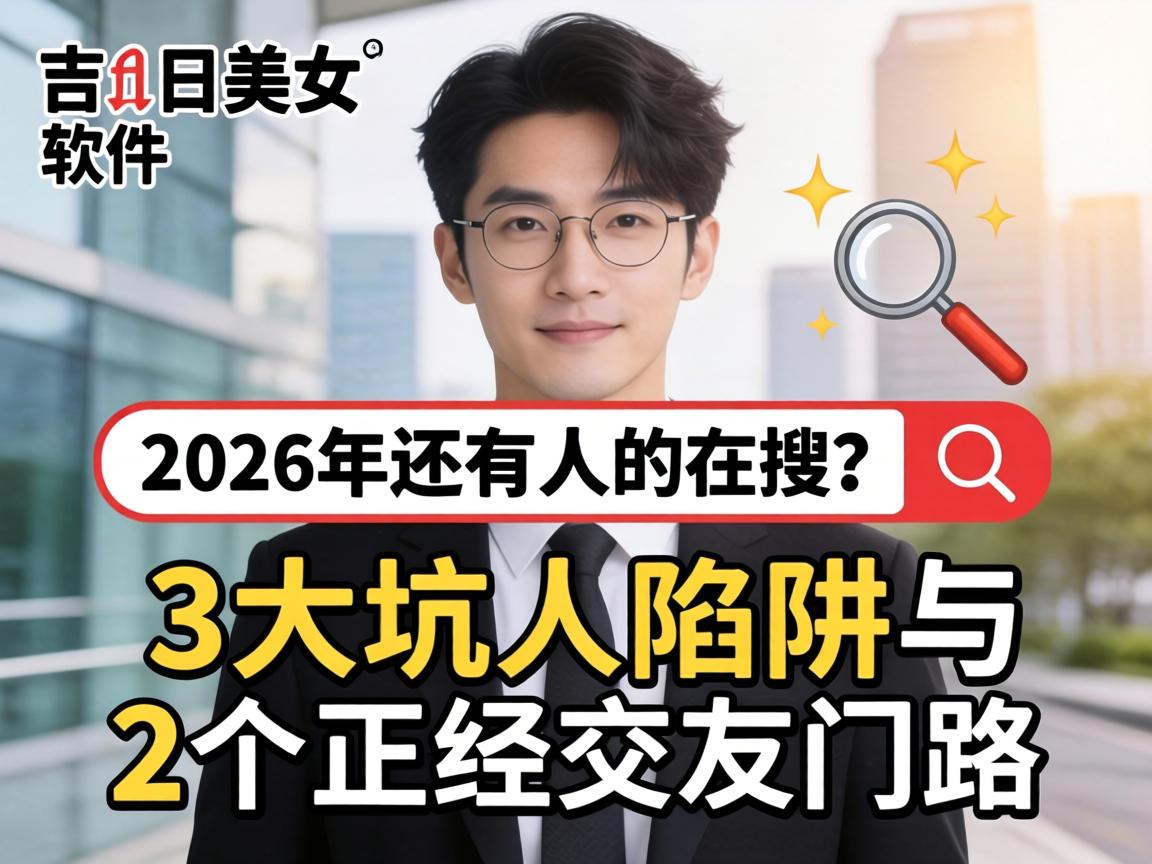 男人日美女的软件，2026年还有人在搜？3大坑人陷阱与2个正经交友门路