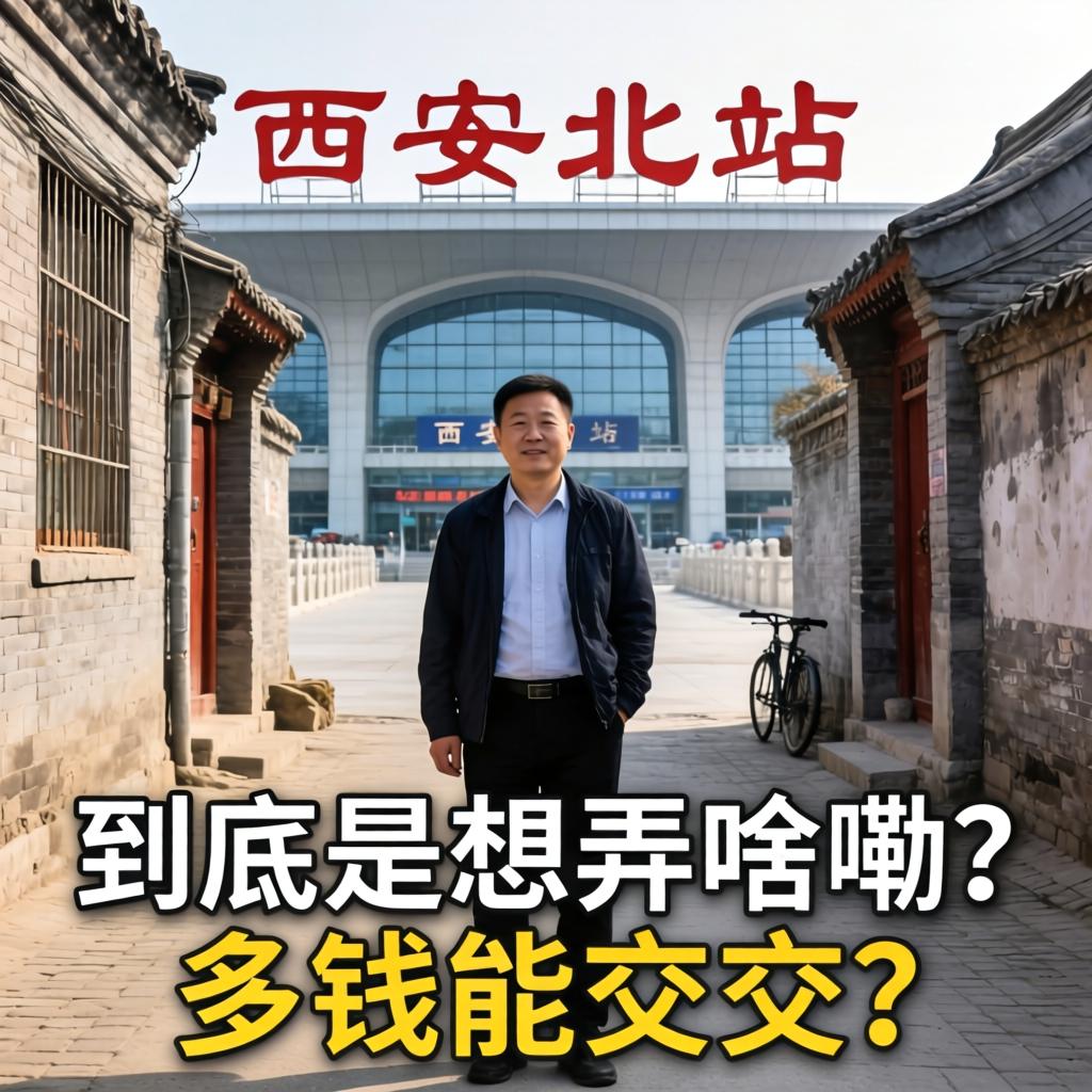 西安北站旁那小巷子里站着的人,到底是想弄啥嘞?多钱能成交?