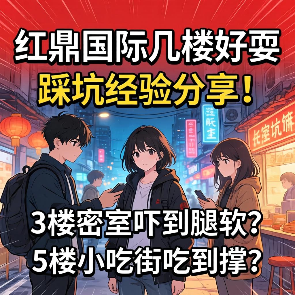 红鼎国际几楼好耍,踩坑经验分享!3楼密室吓到腿软?5楼小吃街吃到撑?